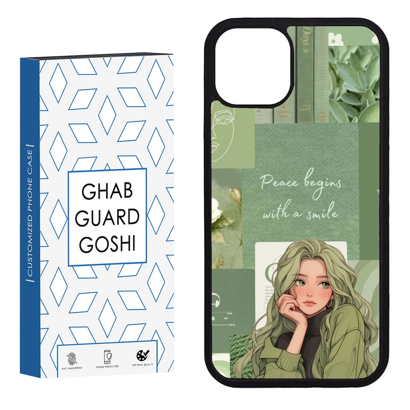 کاور قاب گارد گوشی طرح  دخترانه کد FB-1016 مناسب برای گوشی موبایل اپل iphone 13 / 14  