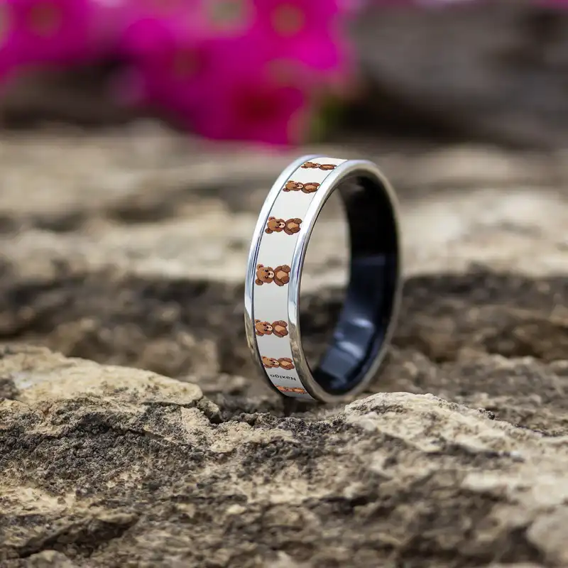 انگشتر ناکسیگو مدل خرس کد RB16081