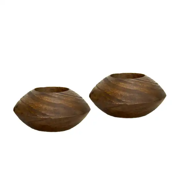 جاشمعی چوبی مدل F4 یک مجموعه 2 عددی