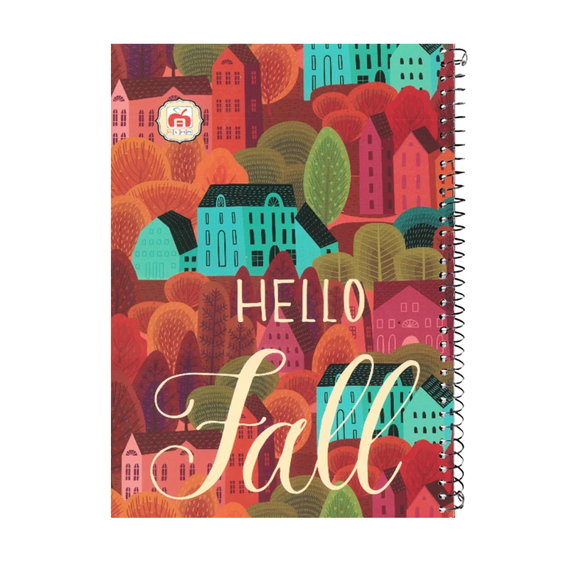 دفتر مشق 80 برگ آلما طرح کلاسیک مدل آرت کد 7890