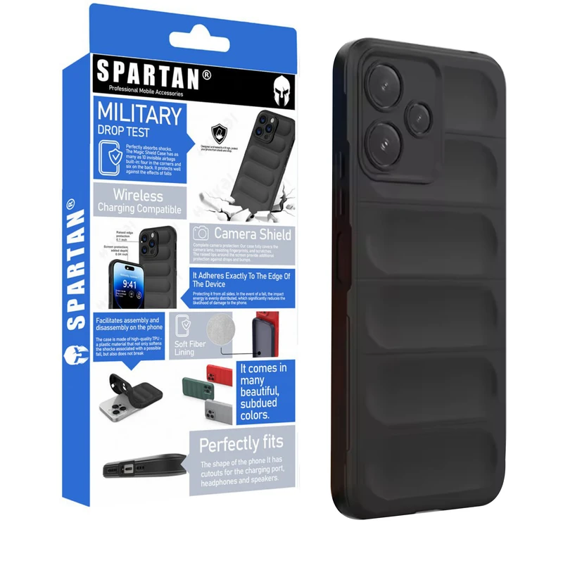 کاور اسپارتان مدل Flex Armor مناسب برای گوشی موبایل شیائومی Redmi 12 4G / Redmi 12