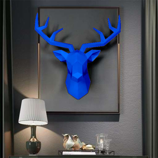 دیوار کوب دنیا دکوری سرمد مدل گوزن گرافیکی