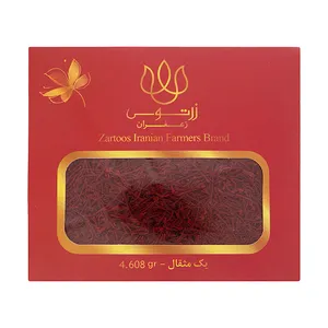 زعفران سرگل درجه یک زرتوس زعفران - 4.608 گرم