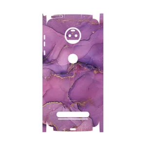 MAHOOT Purple Marble-FullSkin Cover Sticker for Motorola Moto Z2 Force
