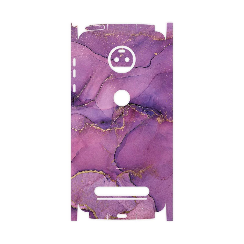 برچسب پوششی ماهوت مدل Purple Marble-FullSkin مناسب برای گوشی موبایل موتورولا Moto Z2 Force
