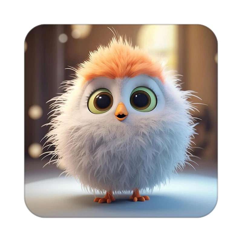 زیر لیوانی کاکتی طرح حیوانات کارتونی مدل mp28127