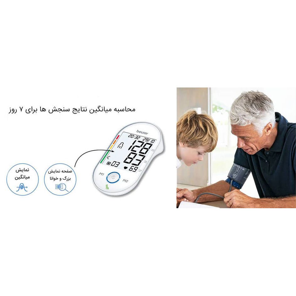 فشارسنج دیجیتال بیورر مدل BM55 -  - 24