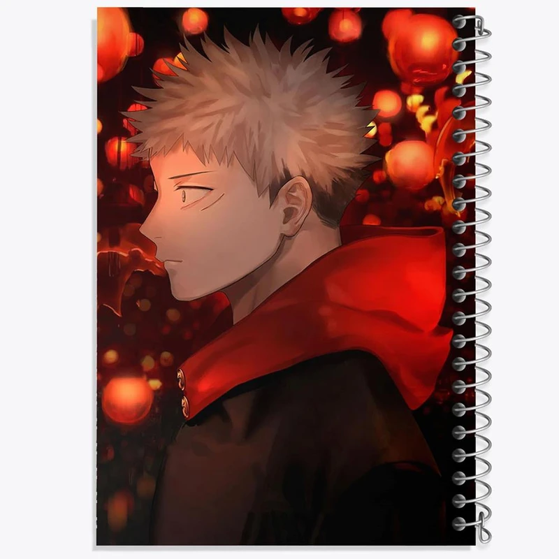 دفتر بولت ژورنال 50 برگ خندالو طرح ایتادوری یوجی انیمه جوجوتسو کایزن کد 11058