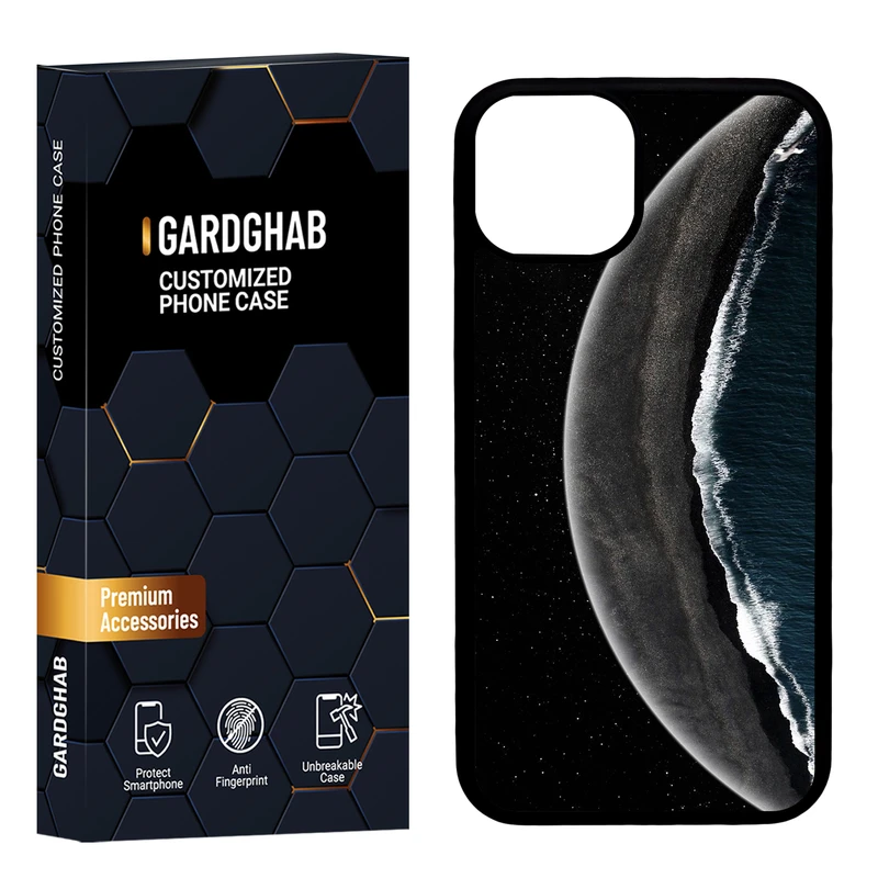 کاور گارد قاب مدل پشت گلس منظره و طبیعت مناسب برای گوشی موبایل اپل iPhone 13 