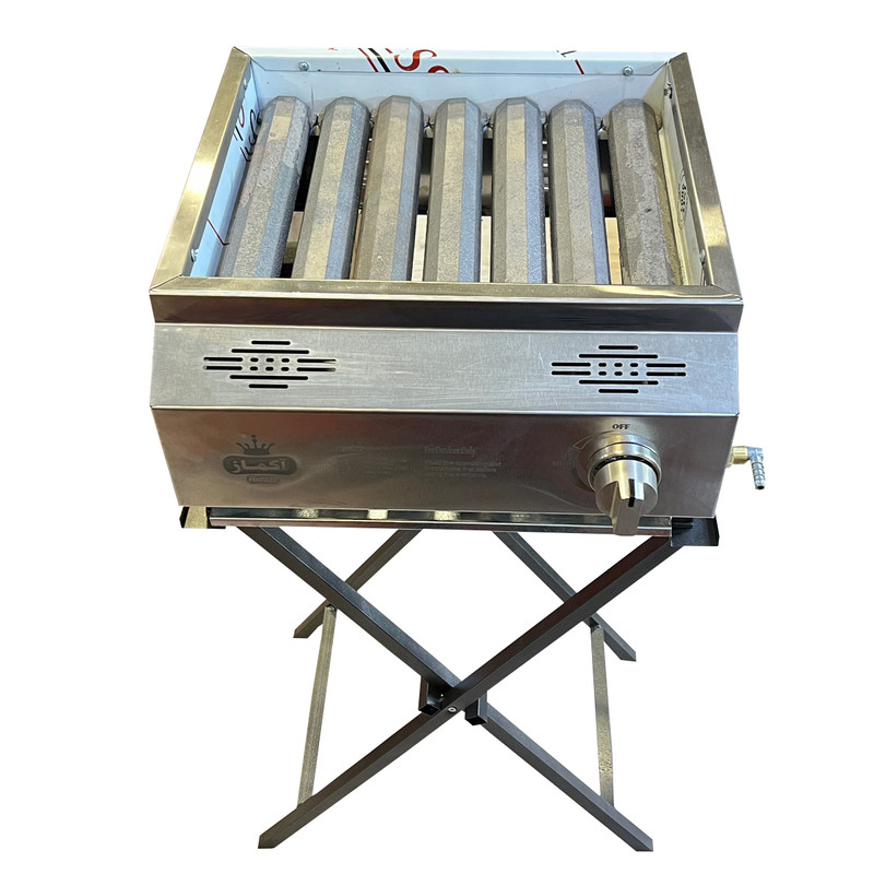 کباب پز آکماز مدل 7 شعله پایه دار