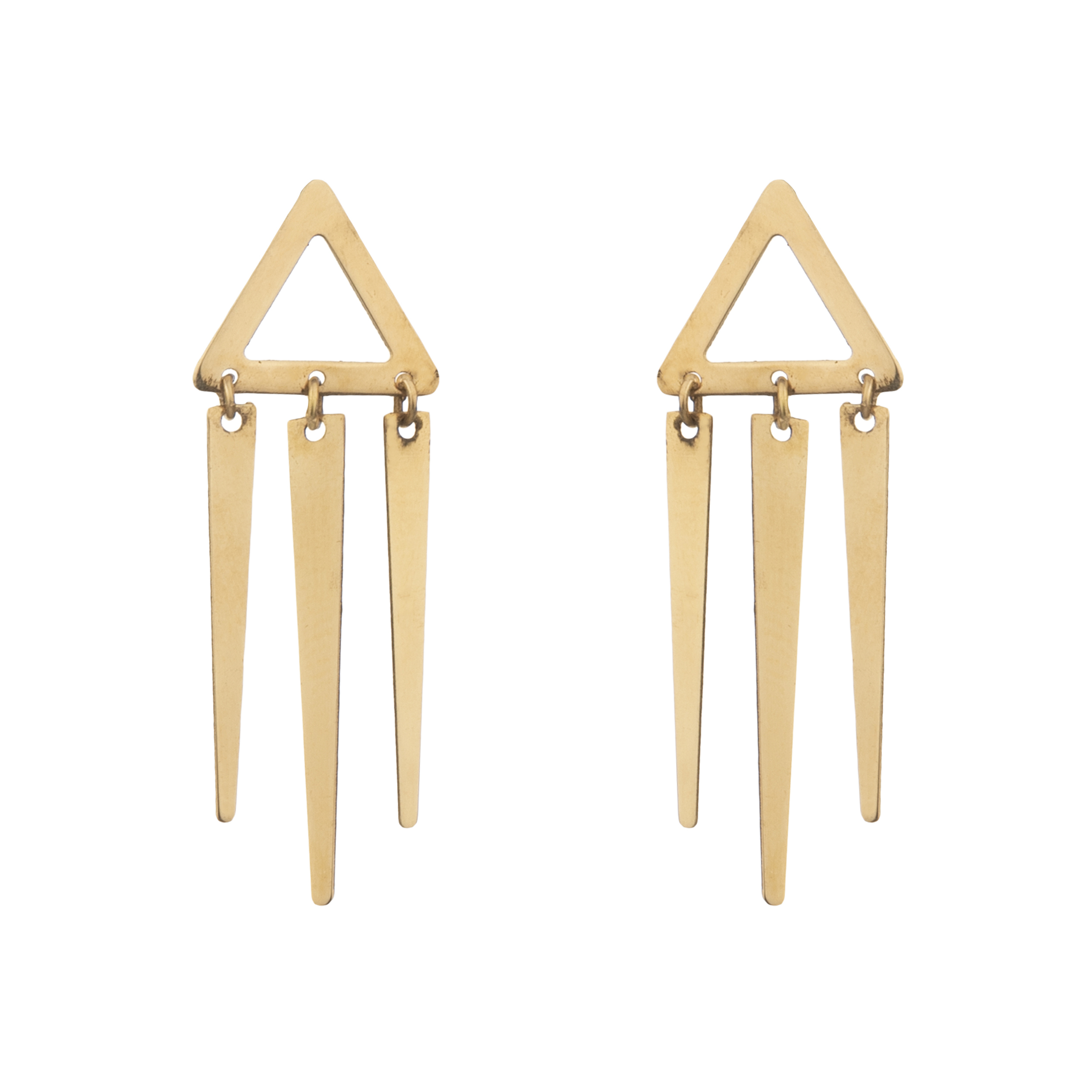 گوشواره طلا 18 عیار زنانه نیوانی مدل EA074