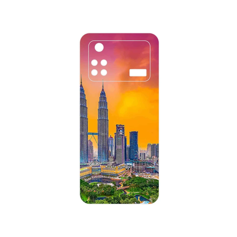 برچسب پوششی ماهوت مدل City of Kuala Lumpur مناسب برای گوشی موبایل شیائومی Poco M4 Pro 4G