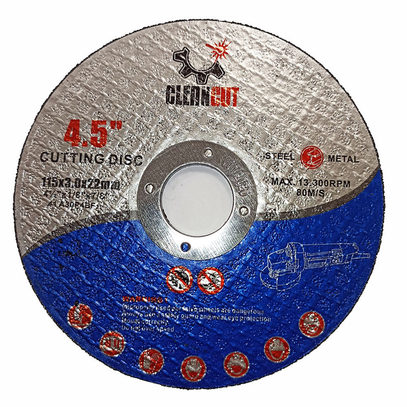 صفحه مینی سنگ فلت آهن بر   Clean cut 4.5 بسته 10 عددی