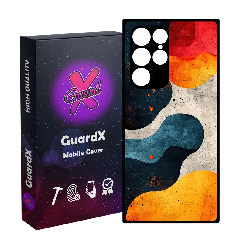 کاور گارد ایکس طرح رنگی مدل  Glass10751 مناسب برای گوشی موبایل سامسونگ Galaxy S23 Ultra