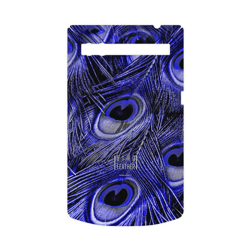 برچسب پوششی ماهوت مدل Purple Feather-FullSkin مناسب برای گوشی موبایل بلک بری P9983