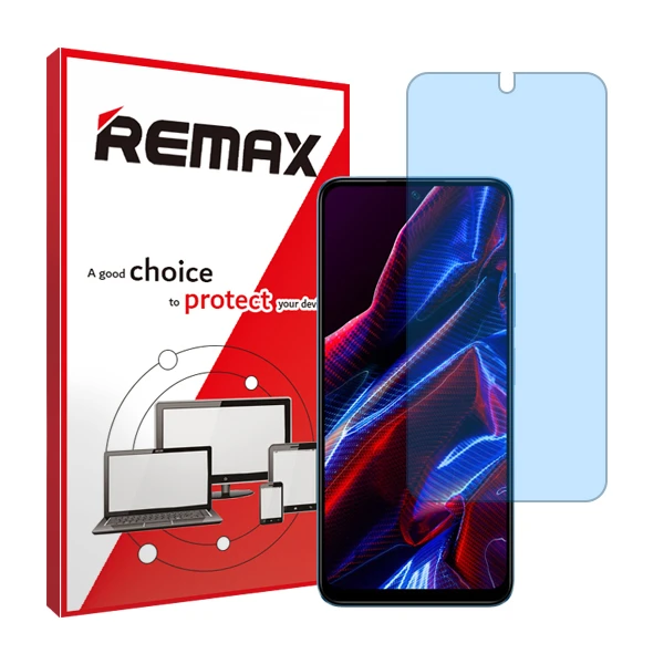 محافظ صفحه نمایش آنتی بلو ریمکس مدل HyBLU مناسب برای گوشی موبایل شیائومی Poco X5