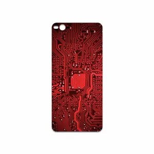 MAHOOT Red Printed Circuit Board Cover Sticker for HTC One X9