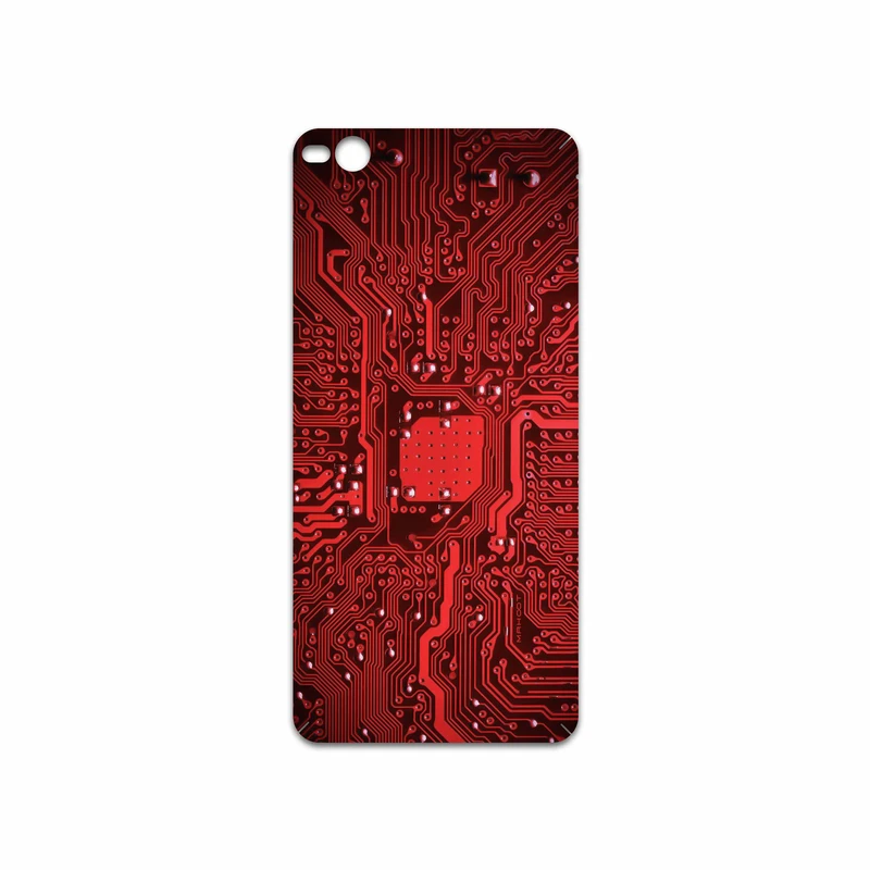 برچسب پوششی ماهوت مدل Red Printed Circuit Board مناسب برای گوشی موبایل اچ تی سی One X9
