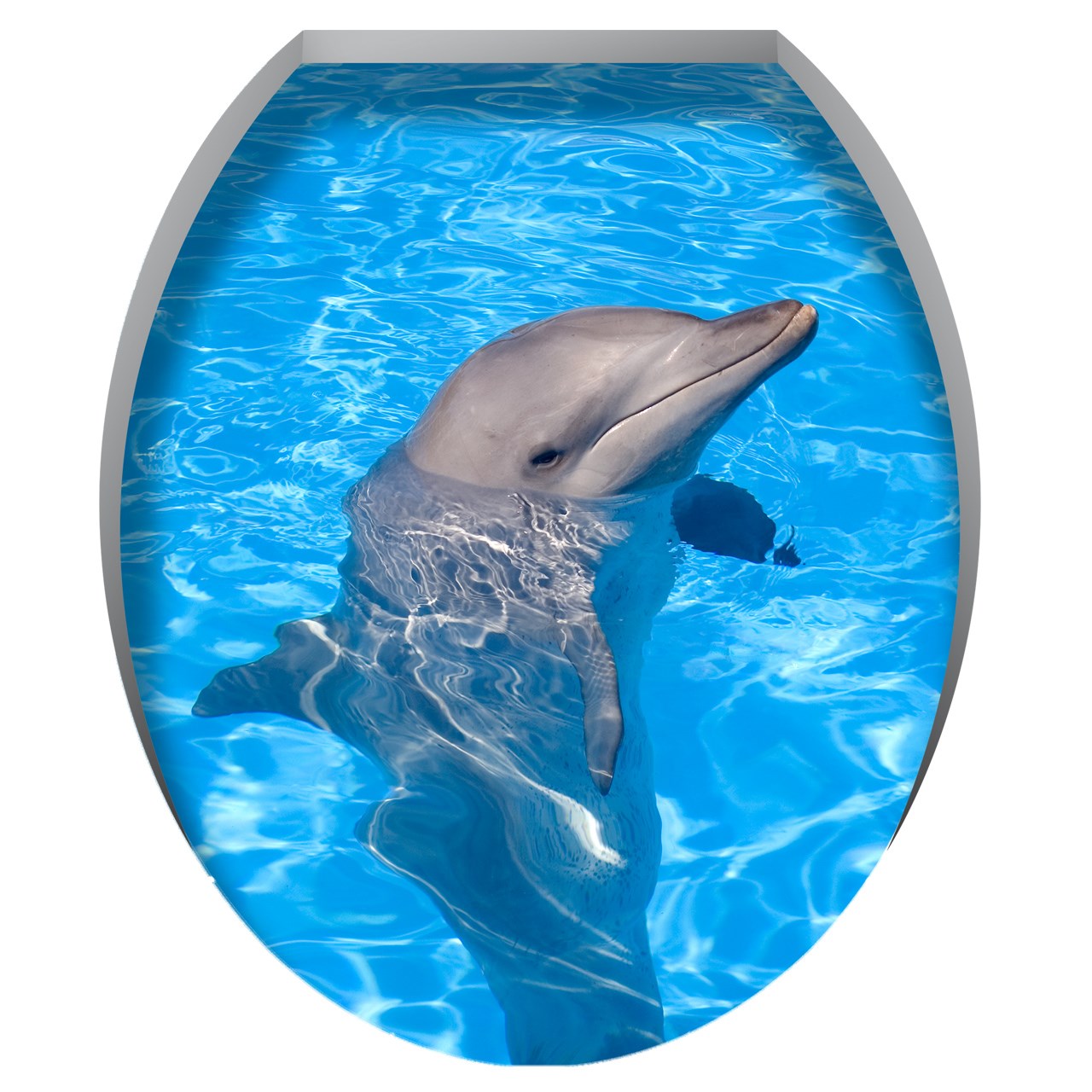 استیکر سرویس بهداشتی  ژیوار طرح دلفین کد 376