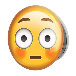 آینه جیبی خندالو طرح ایموجی مدل تاشو کد 24669 