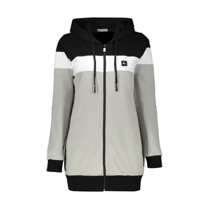 سویشرت ورزشی زنانه هالیدی مدل 852715-gray-black