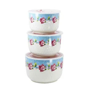 ظرف نگهدارنده طرح Flower مدل L3 بسته 3 عددی
