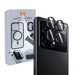 محافظ لنز دوربین واچ من مدل Ring Metal-4K مناسب برای گوشی موبایل شیائومی POCO F6 PRO