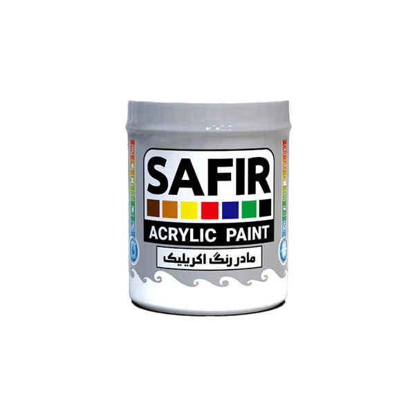 رنگ آکریلیک طلایی سیر سفیر کد 720 وزن 250 گرم