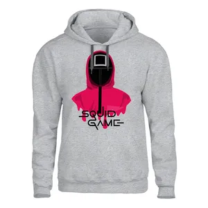 هودی مردانه مدل squid game کد 135 رنگ طوسی