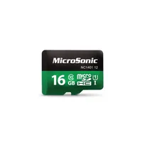 کارت حافظه microSDHC میکروسونیک مدل HC کلاس 10 استاندارد UHS-I U1 سرعت 80MBps ظرفیت 16 گیگابایت 