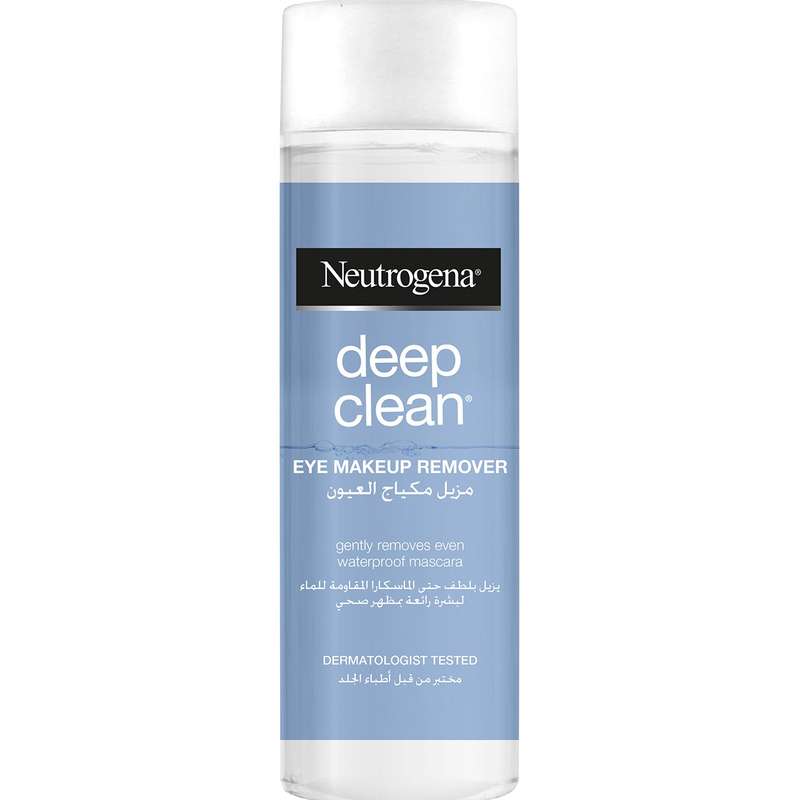 محلول پاک کننده آرایش چشم نوتروژینا مدل Deep Cleaner حجم 125 میلی لیتر محلول پاک کننده آرایش چشم نوتروژینا مدل Deep Cleaner حجم 125 میلی لیتر