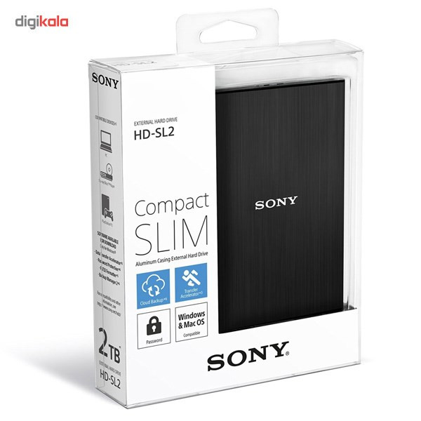 هارد دیسک اکسترنال سونی مدل HD-SL2 ظرفیت 1 ترابایت