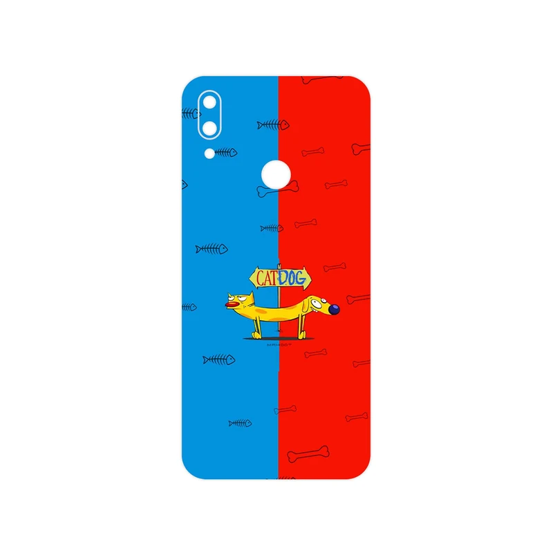 برچسب پوششی ماهوت مدل CatDog مناسب برای گوشی موبایل شیائومی Redmi Note 7