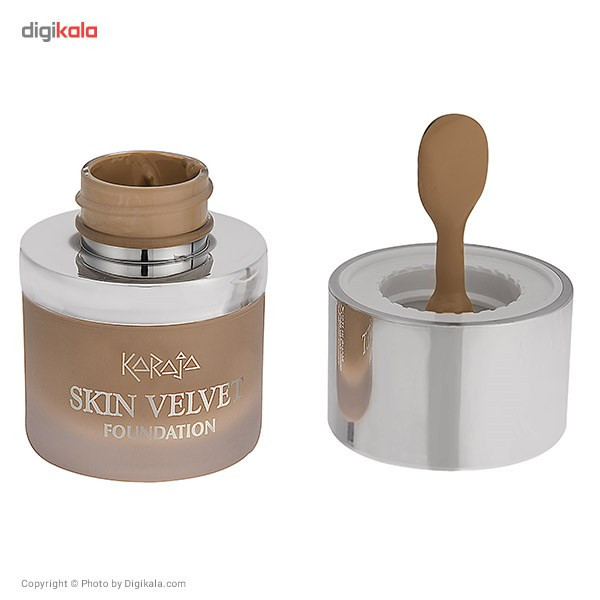 کرم پودر کاراجا سری Skin Velvet شماره 04 حجم 27 میلی لیتر