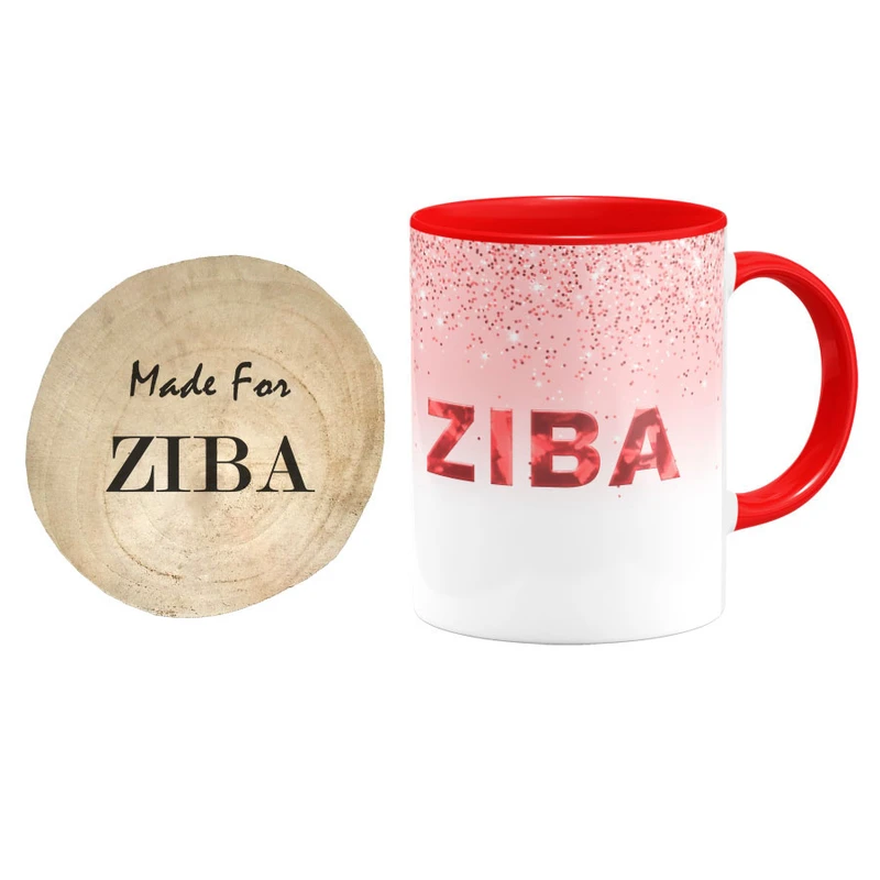 ماگ گالری وبفر مدل زیبا به همراه زیر لیوانی