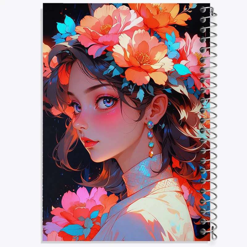 دفتر شطرنجی 50 برگ خندالو مدل دخترانه کد N1426