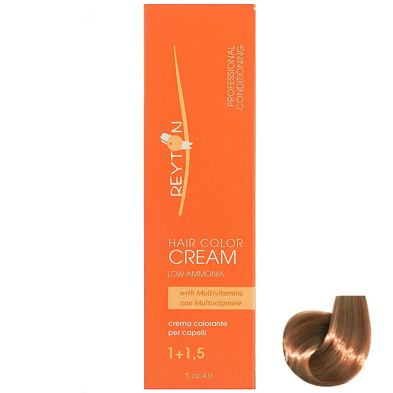 رنگ مو ریتون سری Ultra Fashion مدل Walnut Dark Blonde شماره 6W حجم 120 میلی لیتر رنگ  شکلاتی فندقی