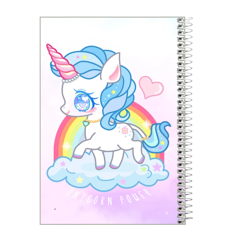 دفتر زبان 60 برگ طرح یونیکورن z853