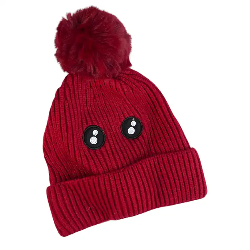 کلاه بافتنی بچگانه مدل چشمی RO_180