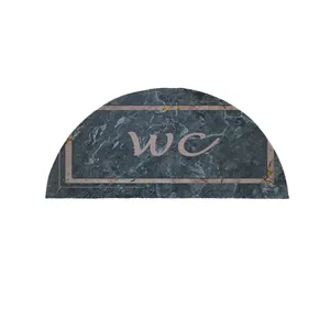 پادری مدل نیم دایره طرح سرویس بهداشتی کد 8752 سایز 90×45 سانتی متر