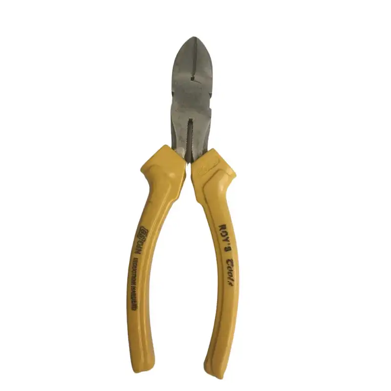 انبر سیم چین دسته زرد مدل Roys سایز 6 اینج