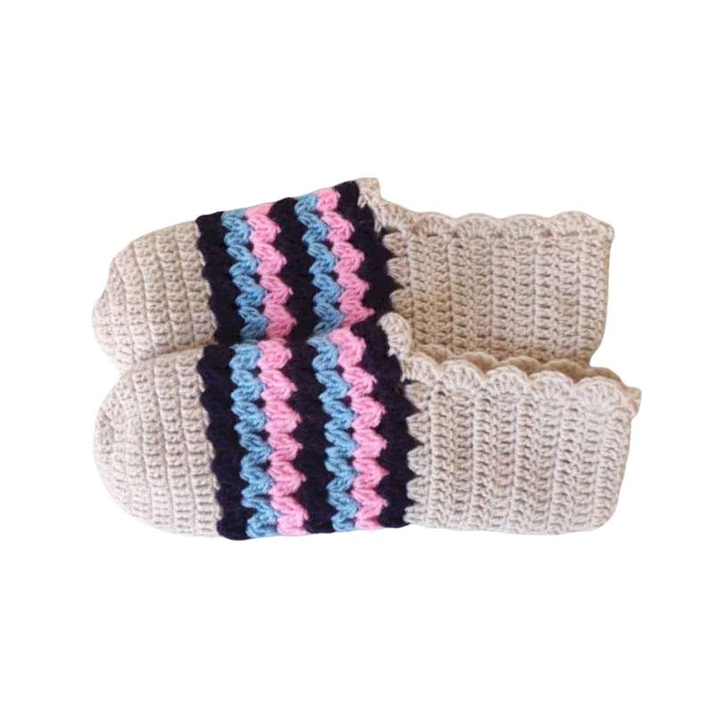 پاپوش بافتنی دخترانه کد 50508