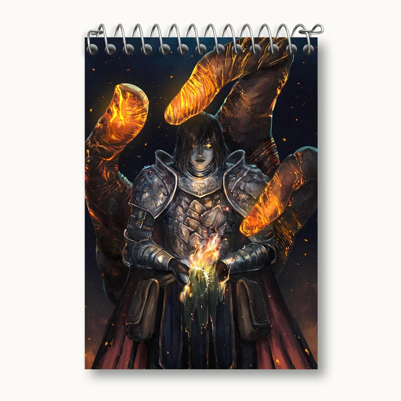 دفتر یادداشت 50 برگ خندالو مدل بازی الدن رینگ (Elden Ring) کد 31274