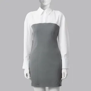 پیراهن یقه برگردان زنانه ترندیول مدل 860009907