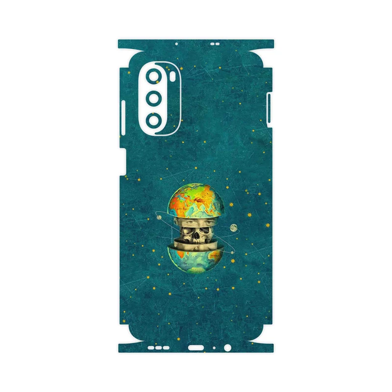 برچسب پوششی ماهوت مدل Collage of Earth Face-FullSkin مناسب برای گوشی موبایل موتورولا Moto G52