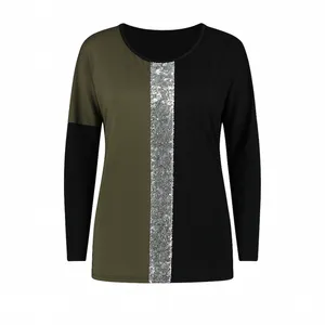 بلوز آستین بلند یقه گرد زنانه مدل ناهید کد ۲۳