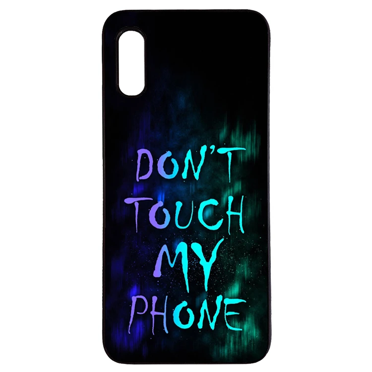 کاور طرح dont touch my phone مناسب برای گوشی موبایل شیائومی redmi 9a
