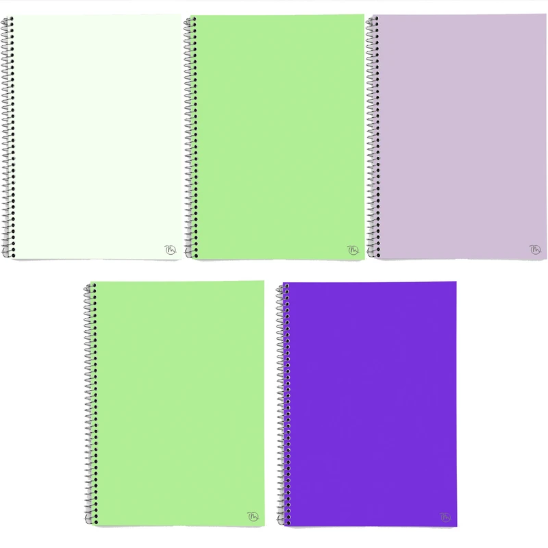 دفتر مشق 50 برگ مدوپد طرح ساده کد BD10126 مجموعه 5 عددی