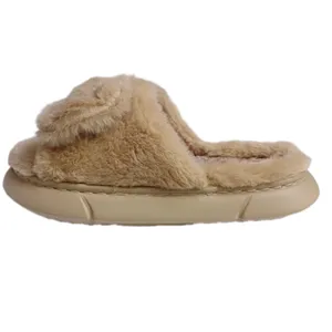 دمپایی حوله‌ای مدل پولیشی پاپیون