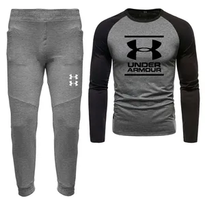 ست تی شرت و شلوار مردانه مدل 04081744 رنگ طوسی